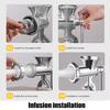 3-in-1 Manual Meat Grinder with Sausage Stuffing Tube Table Clamp Meat Grinder Hand-cranked Mincer Home Meat Processing Tool