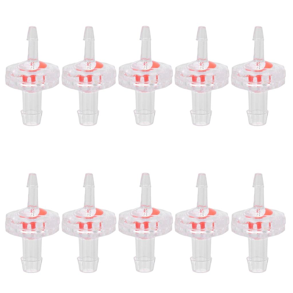 10Pcs Check Valve 1 Way PP Plastic Barb Hose Water Stop Diameter Diaphragm
