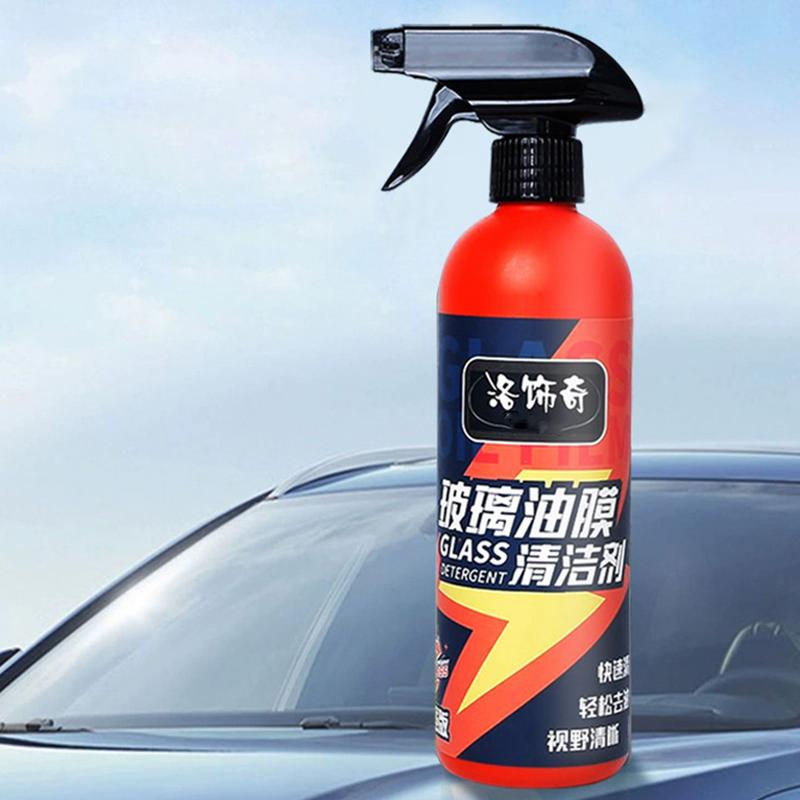 Car Windshield Oil Film Cleaner 500ml Glass Film Removal Paste Auto Glass Oil Film Remover Glass Film Removal Cream Auto Glass