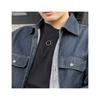 Emporio Armani  Couple Ring Necklace Steel Sweet Decoration Love Stainless Steel Necklace Men's Style EGS2760001