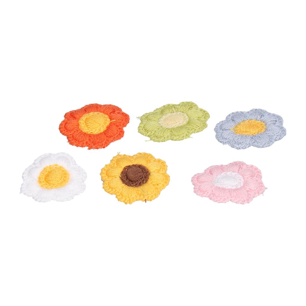 24 шт. Бантики для волос для собак Милые смешанные цвета Уход за питомцем Цветок Топнот с резинкой для кошки