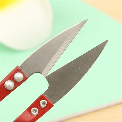 U-образные ножницы для вышивки крестом, пружинные ножницы, линии разреза, портативные ножницы для ткани, швейный инструмент для портного