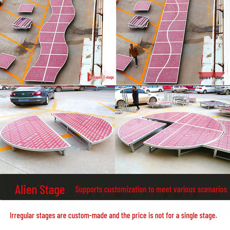 Foldable Wedding Tabletop Stage Truss with Quick-Install, Stainless Steel