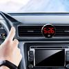 Мини Цифровые Часы для Автомобиля Круглые Автомобильные Цифровые Часы Светодиодный Светящийся Дисплей Автомобильные Часы для Путешествий и Долгих Поездок