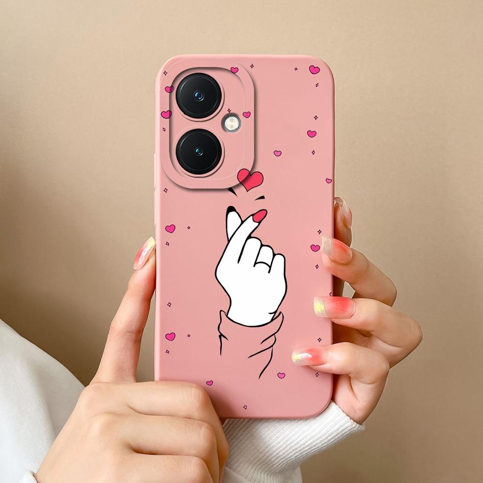Чехол для Vivo Y36 Y27 Y78 + V29 Lite Y17S X90 Pro, защитный чехол для телефона с красивым сердцем, защита камеры, мягкий силиконовый корпус для Vivo, чехол-бампер