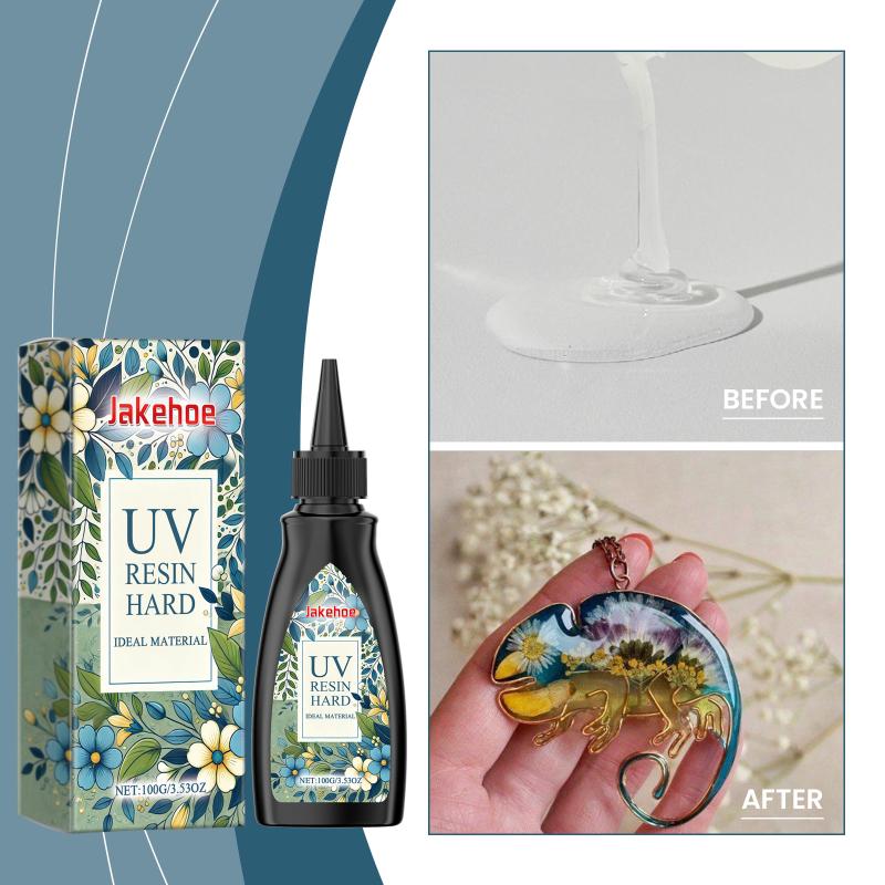 UV Resin Glue for Jewelry Making Quick Dry Solar Ultraviolet Light Activated Fast Drying DIY Crafts
