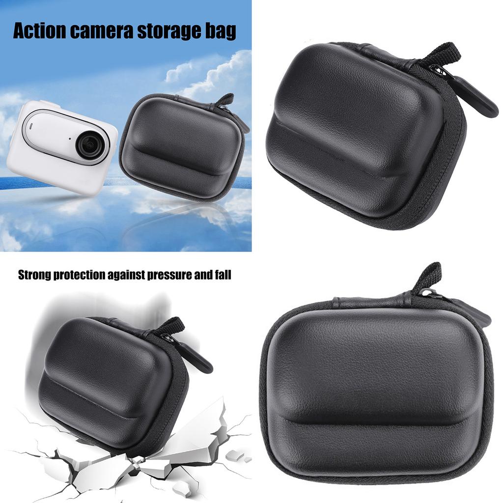 Carrying Case For Insta360 GO 3 Protective Hard Shell Bag Waterproof Canvas EVA Camera Storage Pouch