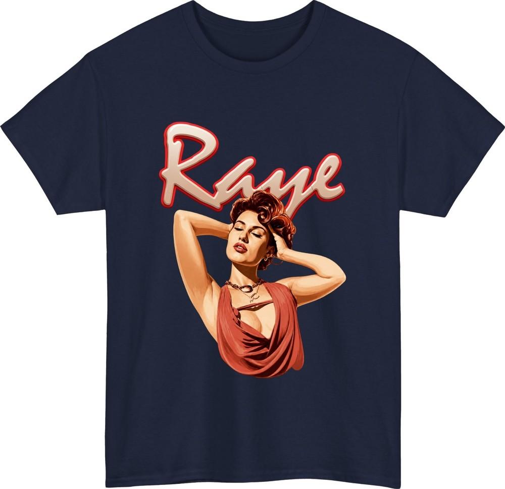 Raye Tour Унисекс Футболка с Графикой для Любителей Музыки Винтажный Стиль Ретро Эстетика