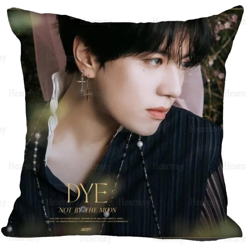 Новая KPOP GOT7 Наволочка для дома Декоративная наволочка на подушку Невидимая молния Наволочки для диванных подушек 45X45 см 0512