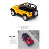 Масштаб 1/32 Модель автомобиля Jeep Wrangler Rubicon из сплава Литой металлический игрушечный внедорожник Звук Свет Детская игрушка Модное украшение для витрины