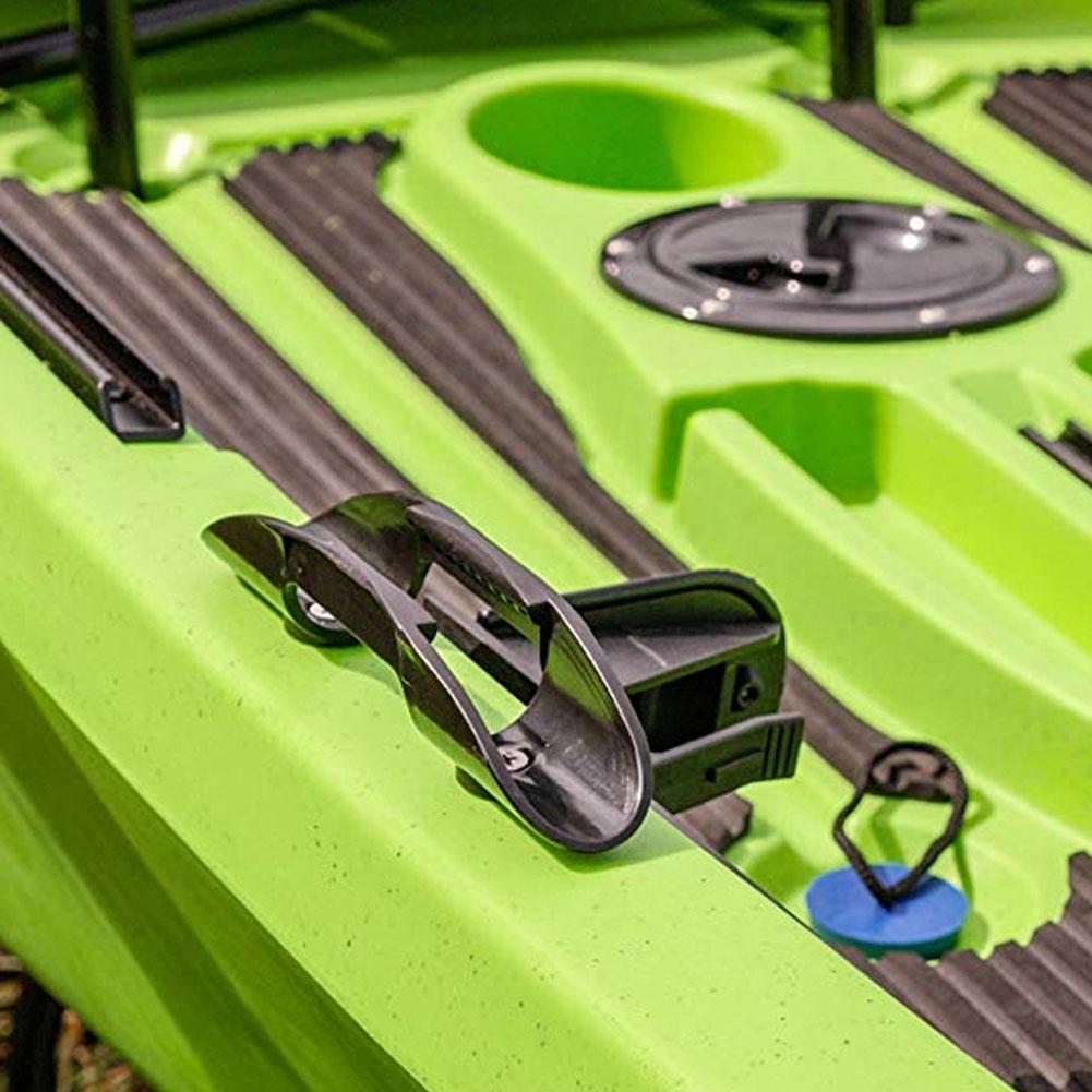 1 Set Marine Kayak Canoe Boat Accessories Plastic Clip Holder Oars Keeper