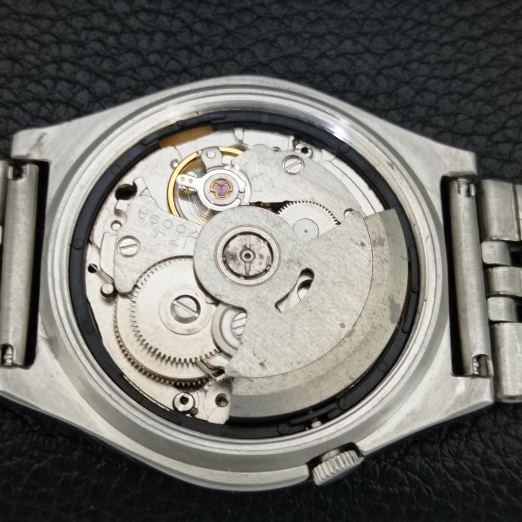 ОРИГИНАЛЬНЫЕ ВИНТАЖНЫЕ АВТОМАТИЧЕСКИЕ МУЖСКИЕ ЧАСЫ SEIKO EXPO 70 ЯПОНИЯ ЧЕРНЫЙ ЦИФЕРБЛАТ a708729-1