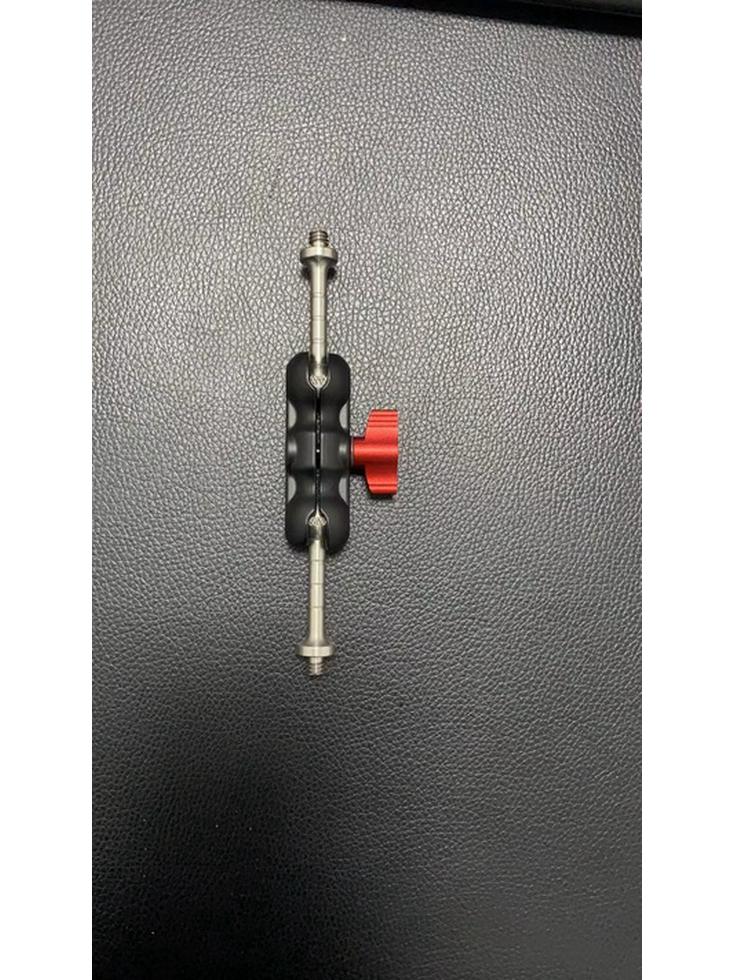 Double-Headed Magic Arm Bracket with Flash Clamp