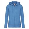 Женская/дамская толстовка премиум-класса Lady Fit Full Zip Hoodie