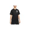 Nike T Shirts Men's Black Crew Neck Moderate Straight Fit DX8635-010