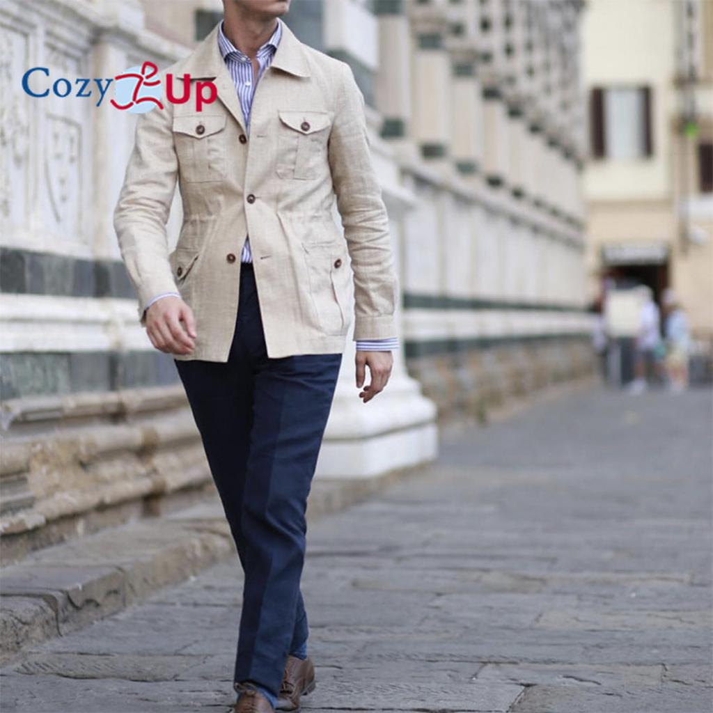Cozy Up Винтажные мужские куртки с несколькими карманами, пальто, уличная куртка-карго в стиле милитари Chaquetas, ветровка больших размеров, мужская одежда
