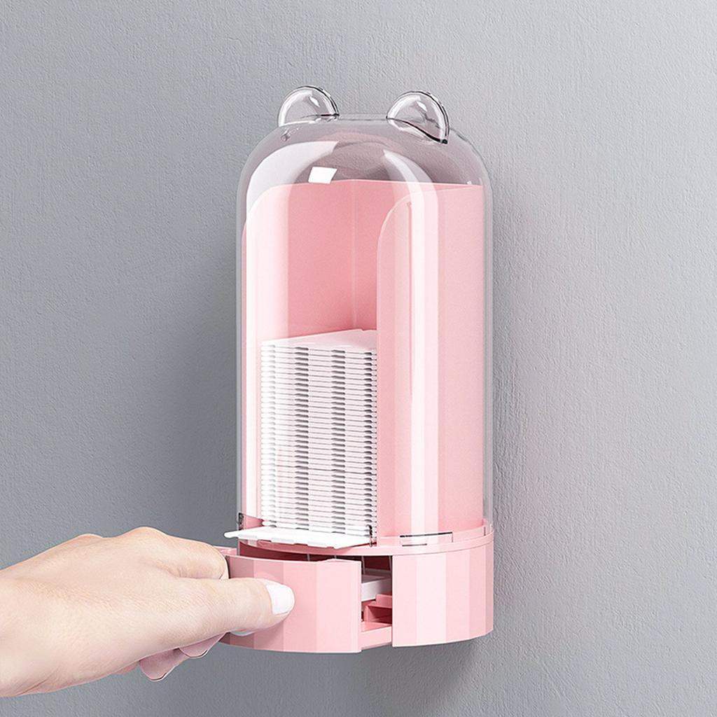 Настенные органайзеры для ватных дисков Стильное решение для хранения ватных дисков Диспенсер для ватных дисков для любителей красоты