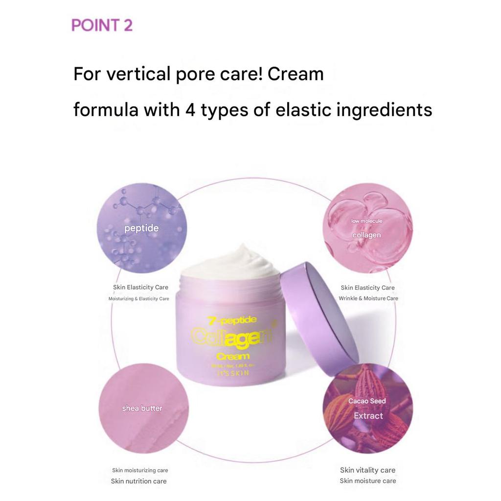 It’s Skin 7 Peptide Collagen Firming Cream 50мл | Антивозрастной и увлажняющий корейский увлажняющий крем