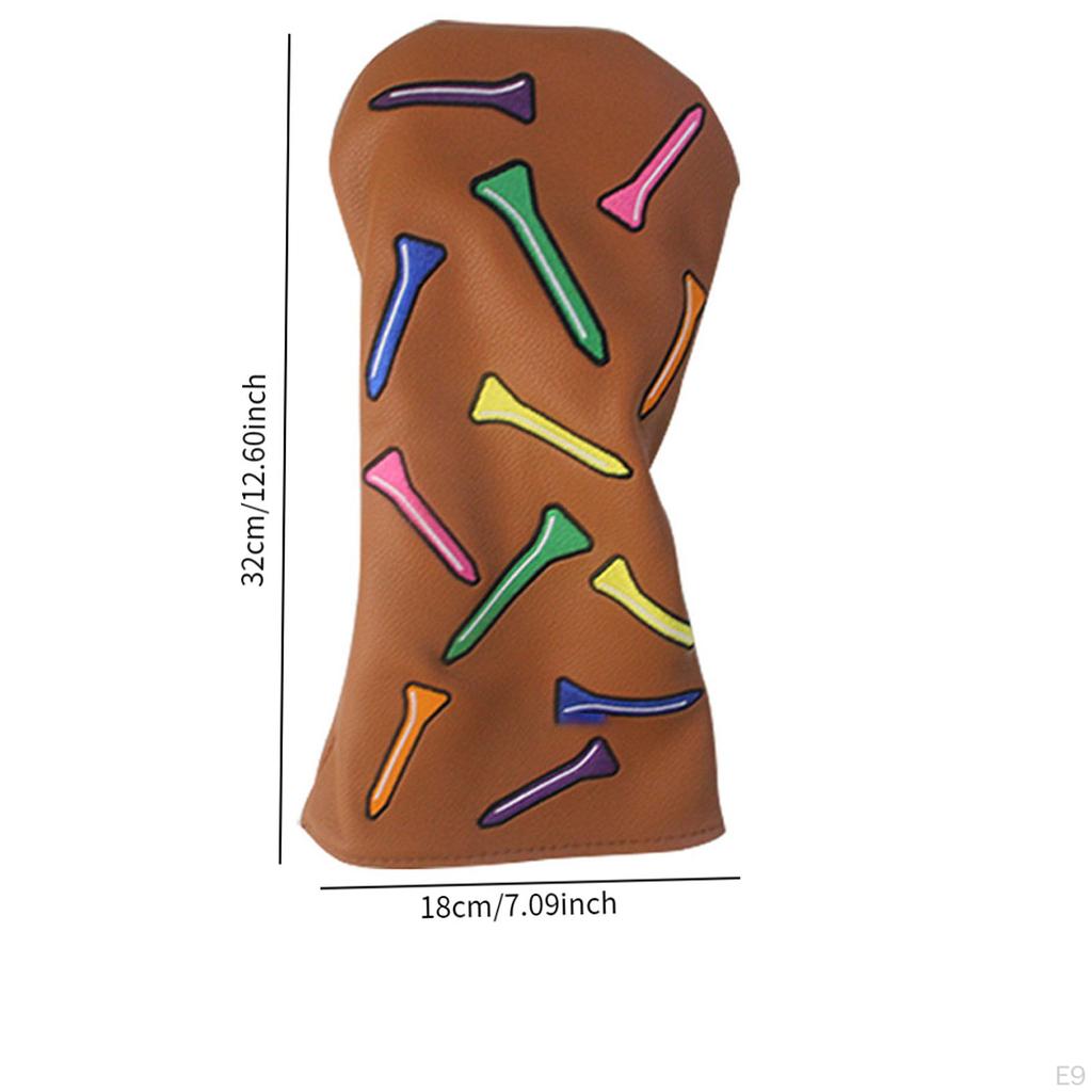 Чехол для головы клюшки для гольфа, деревянный чехол для головы, модные принадлежности, креативный защитный чехол