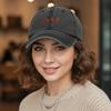 Hip Hop Strawberry Printed Baseball Cap Washed Cotton Sun Hat Streetwear Hats  For Man Women Unisex