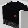 RECLOW 100% Cashmere Muffler Black