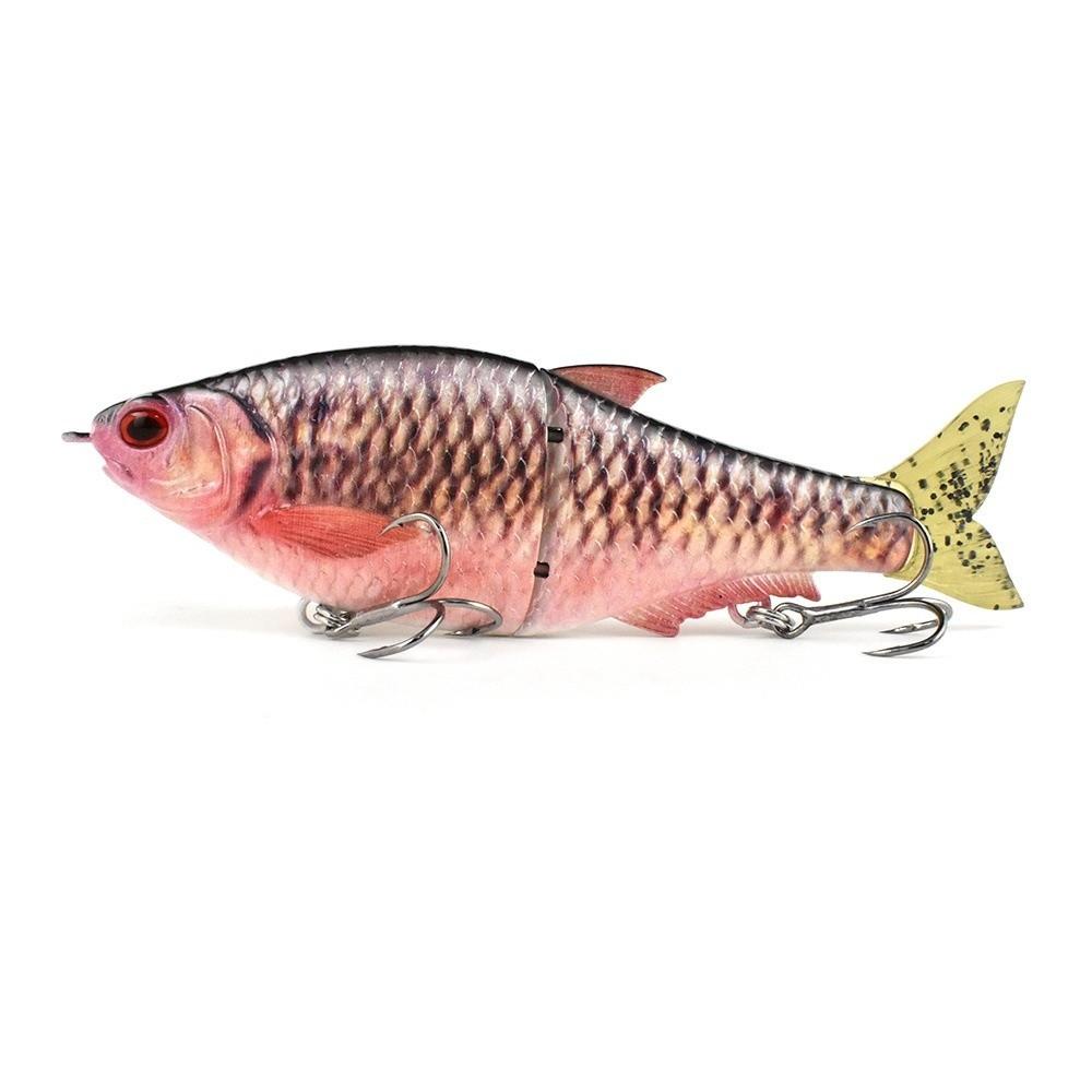 16cm 50.4g Fishing Lure Soft Pvc Tail Jointed Lure Realistic Action Glide Bait Bass Fishing