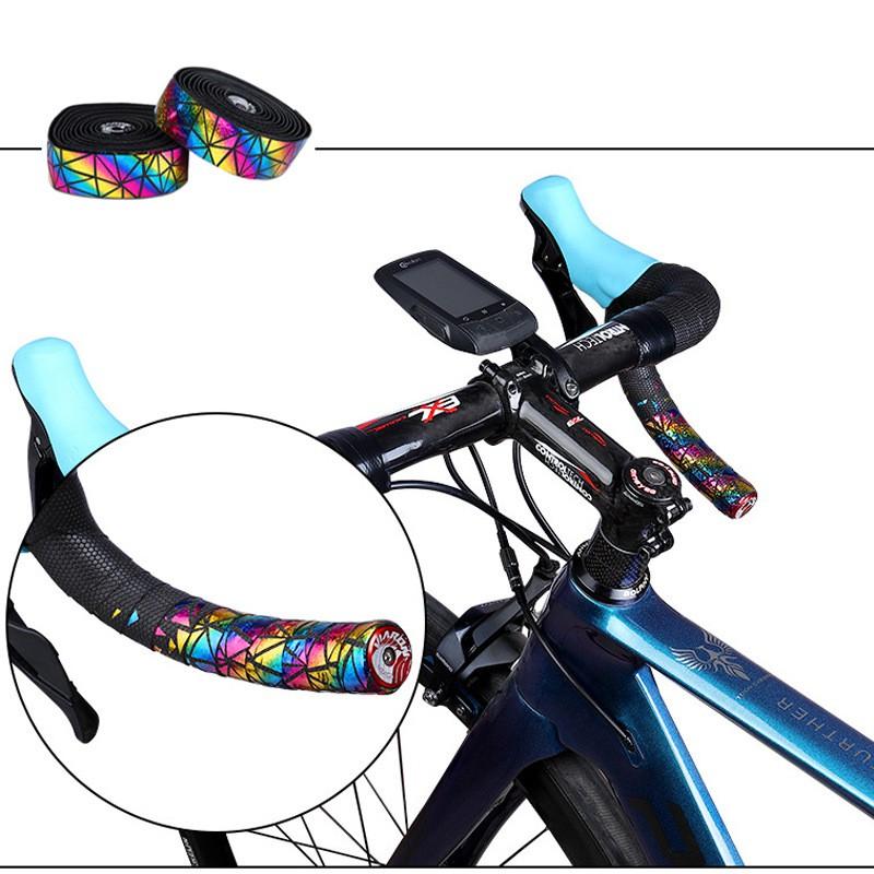 PU Handlebar Tape Road Bike Shock Absorption Sweatproof Grip Wrap Multiple Colors Available