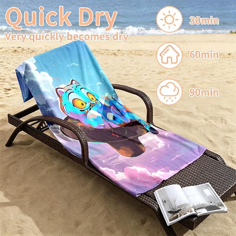 Kpop demon hunters Beach towels also serve as bath towels summer essential a musthave for the outdoors the beach and the pool