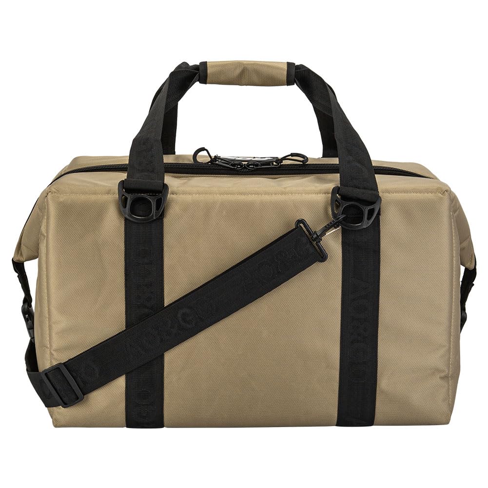 AO Coolers Ballistic Soft Cooler Large Perfect for Outdoor 48-Pack Bags, AOBA48TN, Tan. Capacity, Use. [Used]