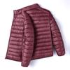New Winter Style Men's Thin Cotton Coat Fashionable Casual Cotton Coat Slim Portable Warm Stand Collar Jacket