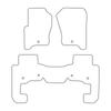 [Blm]Lr001 Black - Set Of Velour Floor Mats To Fit Land Rover Discovery Iii 2004-2009 5-Seat - Black Trim