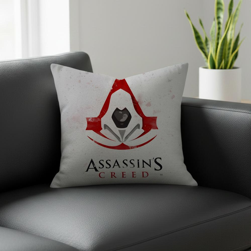 Assassin'S Creed Game Cushion Cover Natural Linen Pillowcase Set, All-In-One Decor For Sofa, Bedroom & Chair