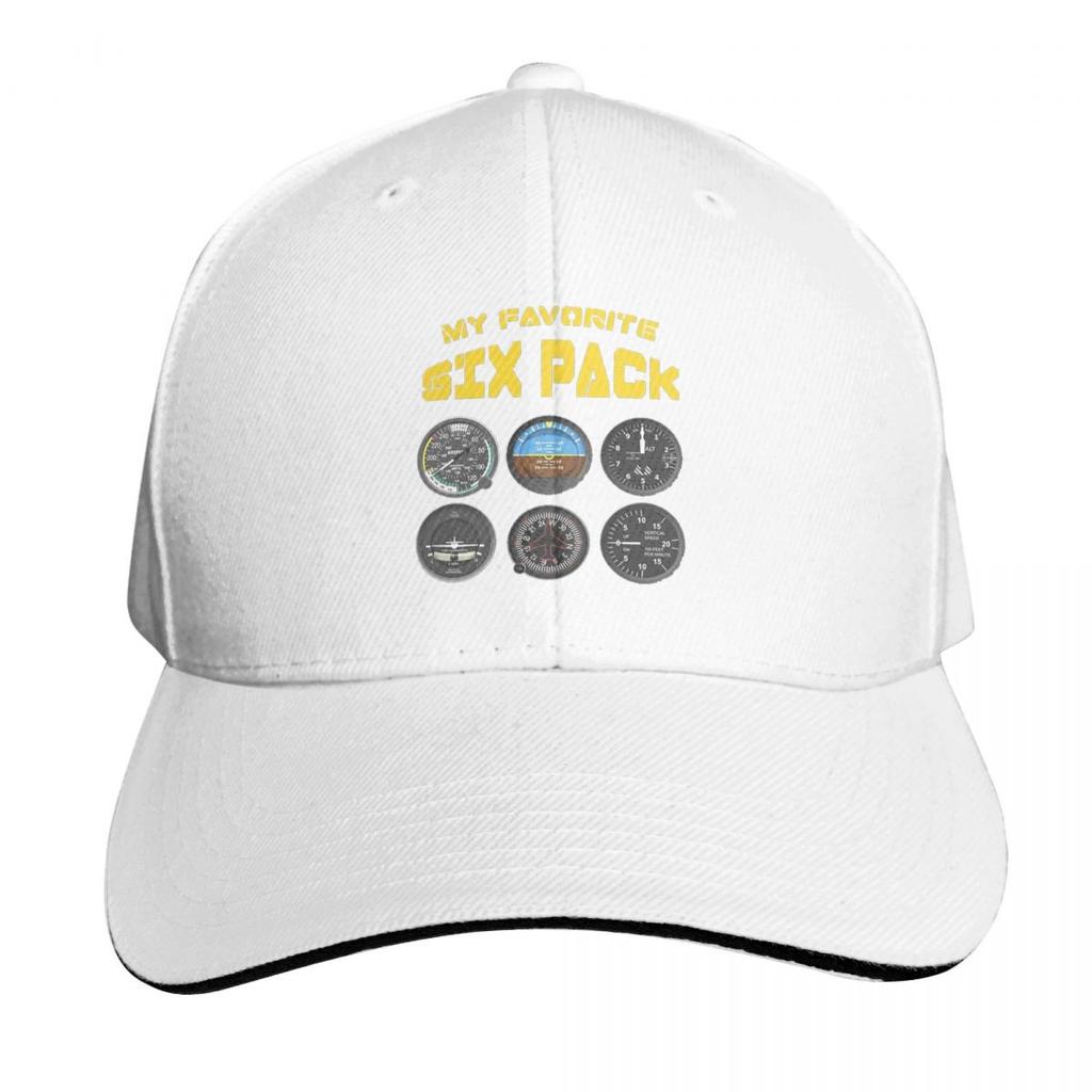 Pilot Cockpit Airplane Six Pack Flight Intruments Cap Fashion Casual Baseball Caps Adjustable Hat Hip Hop Unisex Baseball Hats