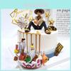 Изысканные фигурки Манки Д. Луффи из One Piece, идеально подходящие для украшения торта и в качестве декоративных элементов.