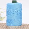 Summer Ice Rope Crochet Yarn Hand Woven DIY Sun Hat Cushion Thick Wool Yarn Knitting Bag Shoes Silk Hollow Line Cord Thread