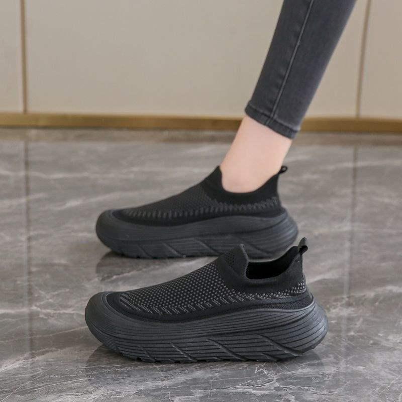Женские слипоны из сетки Fly-knit "Step On Cloud" – Дышащие, Универсальные, Повседневные туфли для весны и осени
