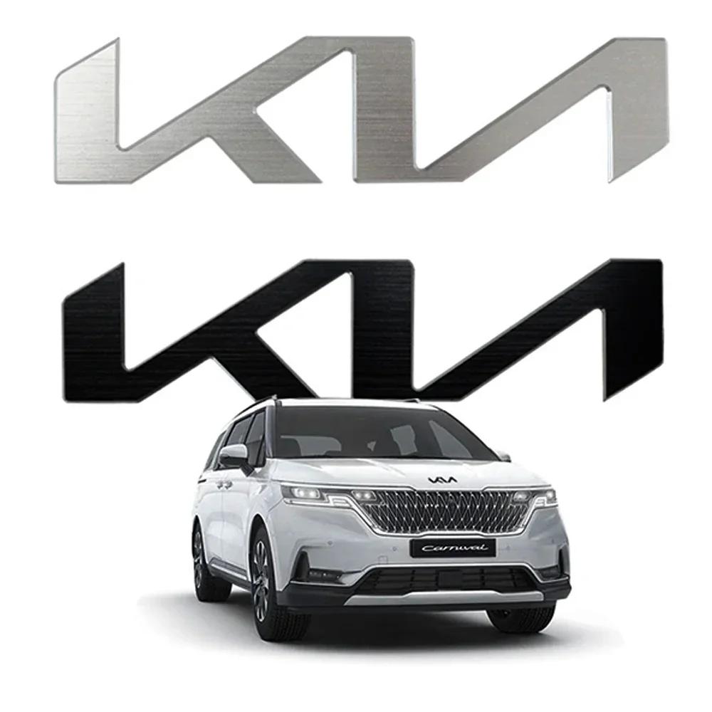 Front Hood Rear Trunk Letter Emblem Badge Sticker For Kia Carnival Sportage K3 KX3 K5 KX5 Ceed Rio Soul Forte Optima etcSB2