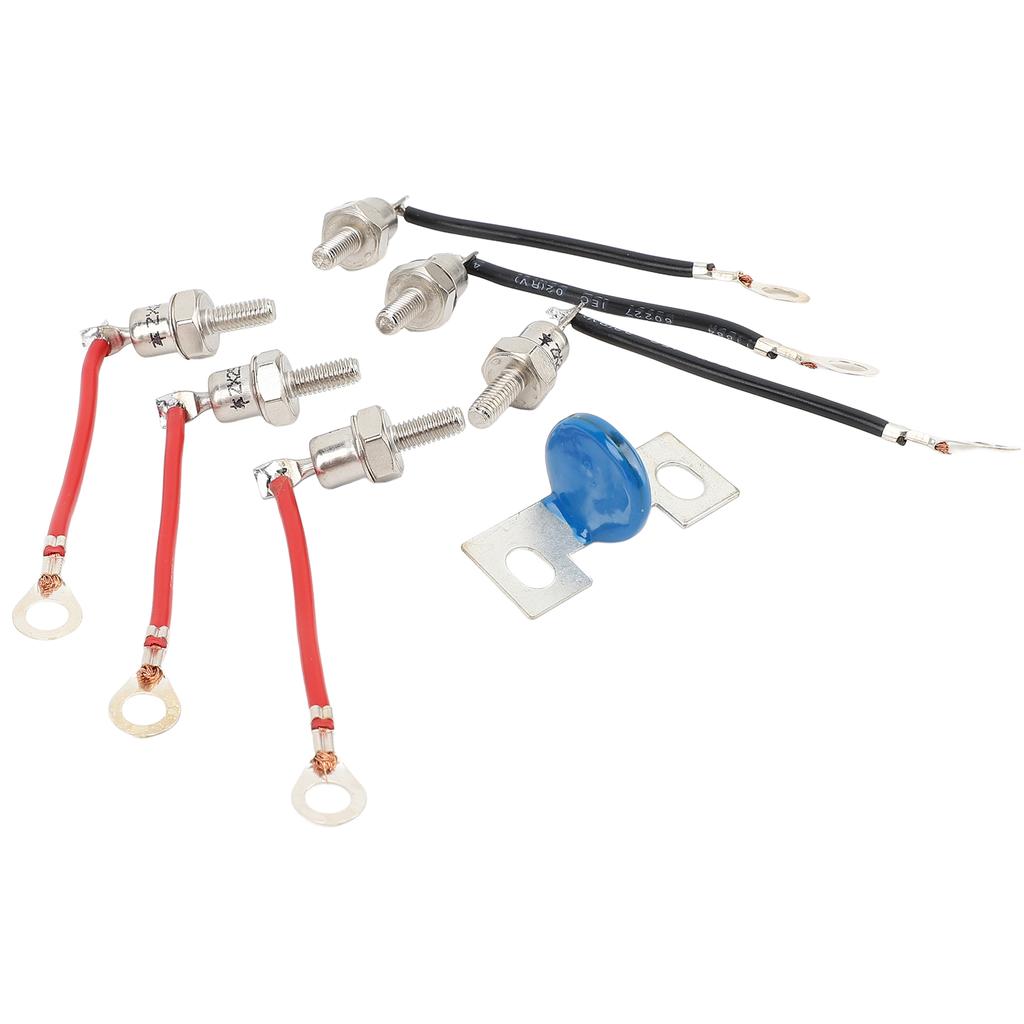 Diode Rectifier Kit 25A RSK1001 3 Positive Diodes 3 Negative Diodes Compatible with Generator