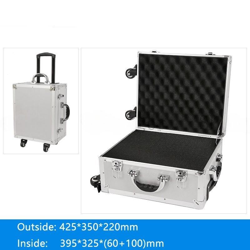 Противоударный чемодан для оборудования, защита инструментов, запираемый багажный отсек, алюминиевый ящик для инструментов на колесах