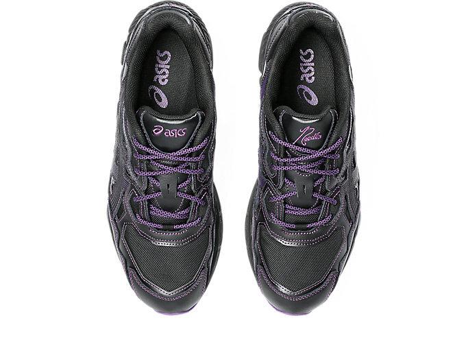 1201B008-001 ШНУРКИ Asics Gel-NYC Черный Фиолетовый (Мужской)