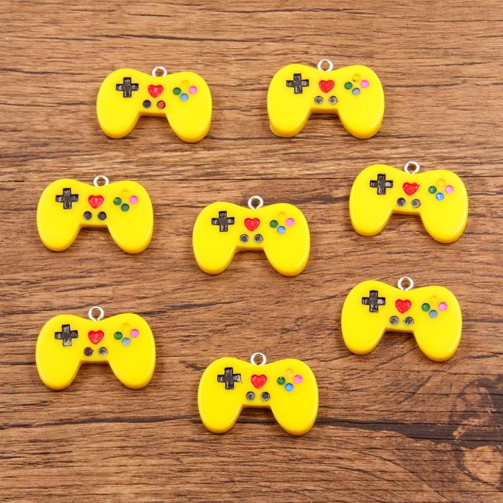 Подвеска-шарм в виде игровой консоли из 10-цветной смолы для ожерелий и браслетов своими руками (19x27мм)