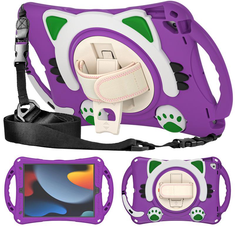 Мультяшный силиконовый защитный чехол для iPad 10,2 дюйма/Air 10,5, противоударный чехол для детей