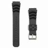 SEIKO DIVER'S Watch Band In Black Rubber Replacement Strap for 22MM Size