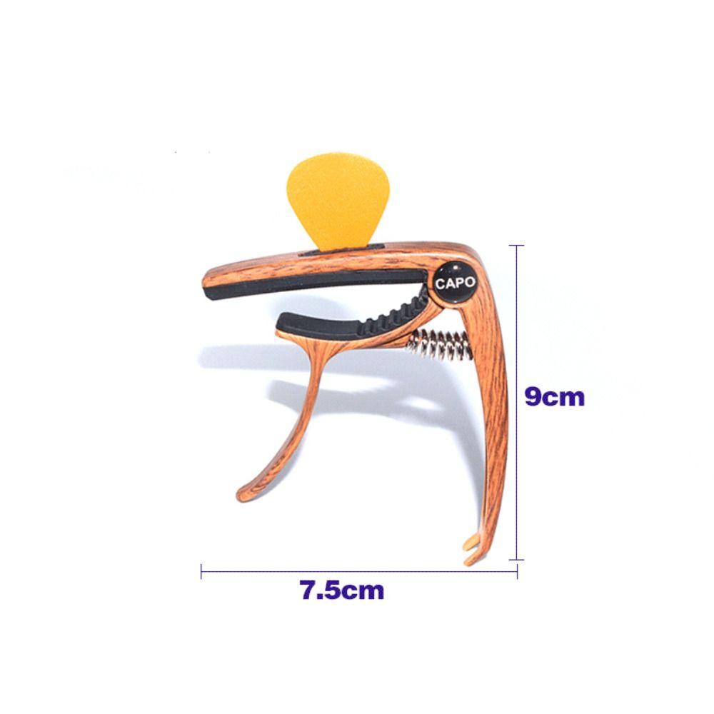 3in 1 Electric Guitar Tuning Clamp Zinc Alloy Quick Change Clamp Key Durable Guitar Capo
