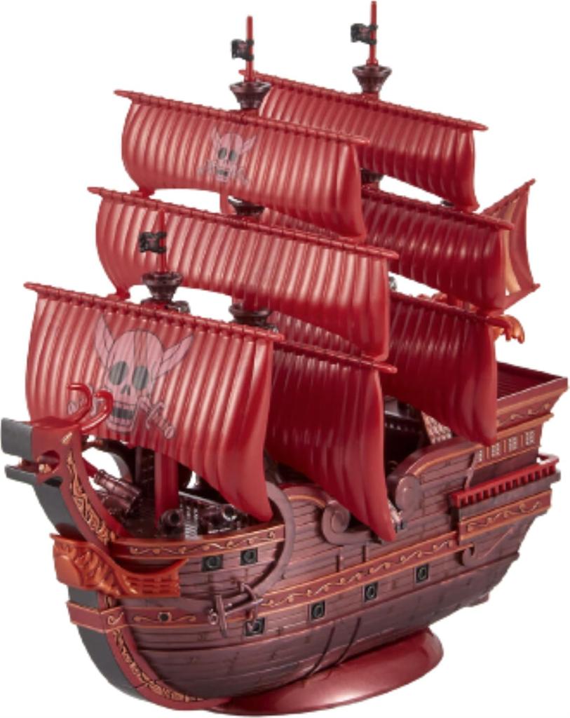One Piece Grand Ship Collection Red Force Release Commemoration Color Plastic Model "FILM RED" Ver. Color-coded