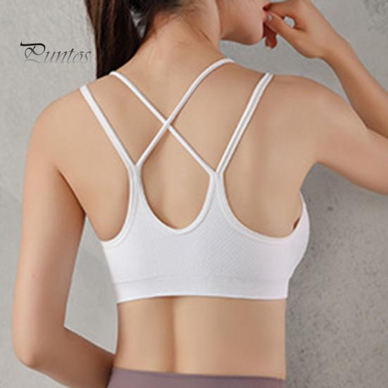 Женский спортивный бюстгальтер с несколькими бретелями, открытой спиной, пуш-ап, быстросохнущий, без косточек, бесшовный спортивный бюстгальтер со съемными подкладками