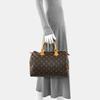 [Pre-Owned] Speedy 30 Elegant Compact Fashionable Commuter Classic Monogram Coated Canvas With Leather Trim Pillow Bag - Good #1AWJA1L
