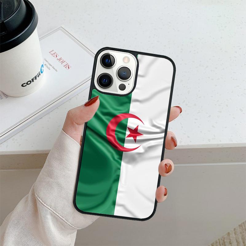 Flag of Algeria Phone Case For iPhone 17 Air 16 pro max 15 14 plus 12 13 Shell Cover coque