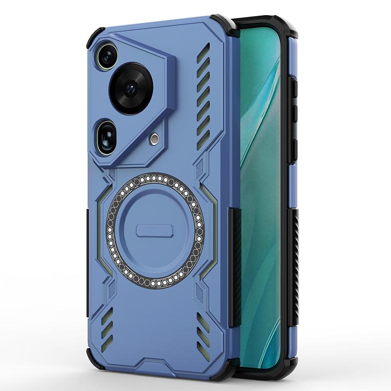 KEYSION Чехол с полым рассеивателем тепла для Huawei Pura 70 Pro+ Магнитное охлаждение Ударопрочный чехол для телефона Huawei Pura 70 Ultra