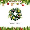 Easter Egg Wreath Front Door Wreath, Decor, Round, Hanging Ornament Decorative for Porch